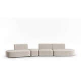 Milo Casa Bež baršunasti sofa s lijevim kutom 428 cm Paolo – | shoptok.hr