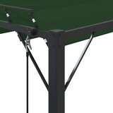 Gazebo s krovom s roletnom Zelena 3 x 4 x 2 14 m - Zelena 3 x 4 m | shoptok.hr