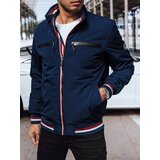 DStreet Men's Dark Blue Bomber Jacket