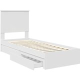  Krevet s od storage Bijelo 75 x 190 cm Konstruirano drvo | shoptok.hr