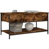  Stolić za kavu boja hrasta 100 x 50 x 50 cm od drva i metala | Eponuda.com