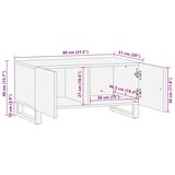  Stolić za kavu 80x51x40 cm od masivnog drva bagrema | shoptok.hr