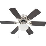  Ukrasni stropni ventilator sa svjetlom 82 cm tamnosmeđi | shoptok.hr