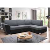 MID.YOU KOTNA SEDEŽNA GARNITURA, velur siva, črna | Shoptok.si
