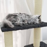  Penjalica za mačke sa stupovima za grebanje tamnosiva 155 cm | shoptok.hr