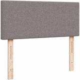  Otomanski okvir kreveta s madraca smeđesivi 120x200cm tkanine | shoptok.hr