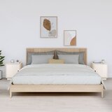  Noćni ormarići 2 kom bijeli 40 x 34 x 45 cm od masivne borovine | shoptok.hr