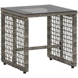  Set vanjskog namještaja s jastukom 3 pcs Sivi | shoptok.hr