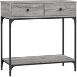  Konzolni stol siva boja hrasta 75x34,5x75 cm konstruirano drvo | Eponuda.com