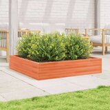  Vrtna sadilica voštano smeđa 110x110x23 cm masivna borovina | shoptok.hr