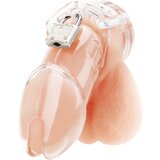 BLUELINE Acrylic See-Thru Chastity Cage Cene