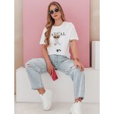 DStreet T-shirt damski z misiem MISTREET biały | shoptok.hr