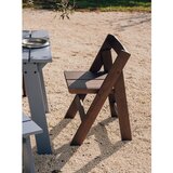 noo.ma Temno rjav vrtni stol iz masivnega lesa Navo – | Shoptok.si