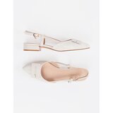 GOODIN White sandals with an open heel | Shoptok.si