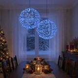  Božićni vrh svjetla 2 kom. 600 LED lampica Plava | shoptok.hr