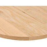 vidaXL Stolna ploča 100x50x2 cm od ovalna masivna hrastovina | shoptok.hr