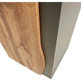 Premium Living Visoka Omara Timber, Hrast, Temno Siva | Shoptok.si