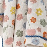 Bloomingville Mini Otroška odeja iz recikliranega bombaža 130x160 cm Cherry – | Shoptok.si