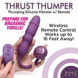 Inmi Silikonski vibrator s daljinskim upravljačem - Thrust Thumper, | shoptok.hr