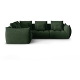 Micadoni Temno zelena kotna sedežna garnitura (levi kot/v obliki črke L) Bloom – Home | Shoptok.si
