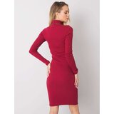 RUE PARIS Dress-RV-SK-R5133.07P-burgundy | shoptok.hr