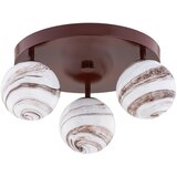  argon 6292 - plafonsko svetlo fabio 3xE14/7W/230V alabaster braon | Eponuda.com