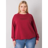 RELEVANCE Sweatshirt-RV-BL-7162.12P-burgundy | Shoptok.si