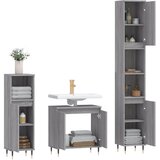  3-dijelni set kupaonskih ormarića boja hrasta sonome drveni | shoptok.hr