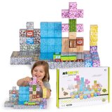  Set magnetskih građevnih kocki za djecu – 112 dijelova | shoptok.hr