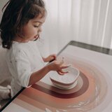 Eeveve® Vinilna podloga za risanje in ustvarjanje Retro Bow Peach | Shoptok.si