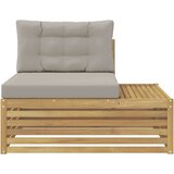  Zunanji končni kavč Bela 115 x 83 x 73 cm Masiven les akacije, (5000270871) | Shoptok.si