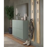 Germania Prljavo zeleni viseći ormarić u mat dekoru 97x79x27 cm Binetto – | shoptok.hr