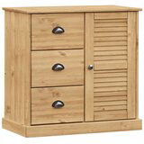Maison Chic Komoda - Predalnik s predali VIGO 78x40x75 cm trdna borovina, (21719682) | Shoptok.si