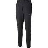 Puma Športne hlače 'Team Cup' pegasto siva / črna | Shoptok.si