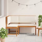  Vrtna stolica Smeđa 140 x 100 x 91cm Čvrsto drvo akacije | shoptok.hr