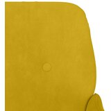  Fotelja žuta 62x79x79 cm baršunasta | shoptok.hr