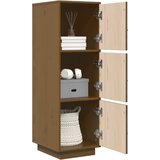  Visoka komoda boja meda 34 x 40 x 108,5 cm od masivne borovine | shoptok.hr