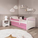  Drveni dječji krevet Classic s ladicom - rozi - 160x80 cm - Bez madraca | shoptok.hr