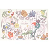 Meri Meri Papirnati podmetač 8 kom 28x42.5 cm Butterflies & Flowers –