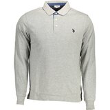 U.S. Polo Assn. US POLO LONG SLEEVED POLO SHIRT MAN GRAY Cene