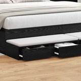  Ladice za krevet crna 200x36 5x16 5 cm konstruirano drvo | shoptok.hr