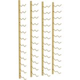  Zidni stalak za vino za 24 boce 2 kom zlatni željezni | shoptok.hr