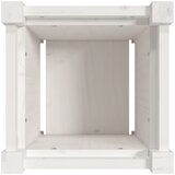  Vrtna sadilica bijela 31 x 31 x 31 cm od masivne borovine | Eponuda.com