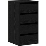 vidaXL Kutna komoda Crni hrast 40x41x76 cm Konstruirano drvo | shoptok.hr