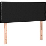 vidaXL Box spring postelja z vzmetnico črn 90x190 cm blago | Shoptok.si