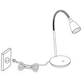 Eglo 93078 - LED stona lampa DURENGO LED/3W/230V | Eponuda.com