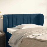  Uzglavlje s ušima tamnoplavo 83x23x78/88 cm baršunasto | shoptok.hr