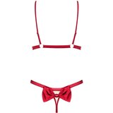 Obsessive Rubinesa - pikanten komplet spodnjega perila (rdeč) | Shoptok.si