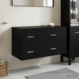  Set namještaja za kupaonicu 2 kom. Crni hrast Konstruirano drvo Crna 62,5 x 44,5 x 50 cm | shoptok.hr