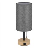  Brilagi - Stona lampa sa USB portom TABLON 1xE27/25W/230V hrast/crna/siva | Eponuda.com